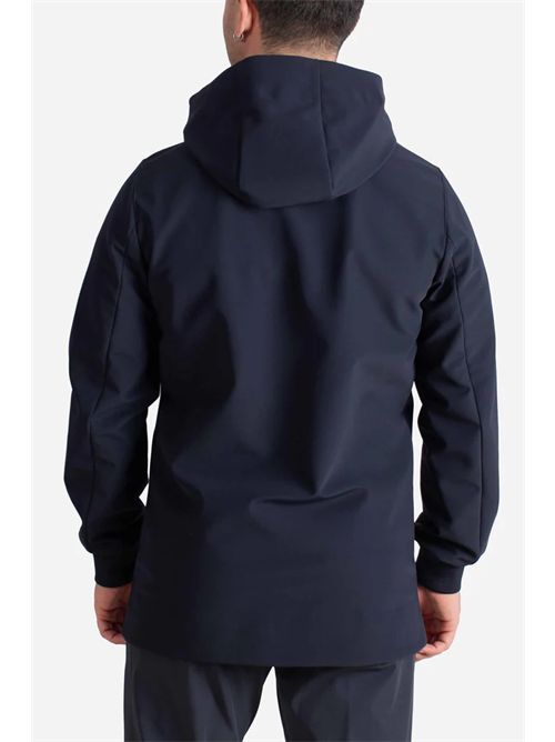 Giubbotto blue Softshell con Cappuccio HESKIMO | HE9440013/BLUE